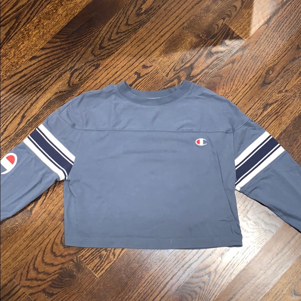 CHAMPION blue long sleeve